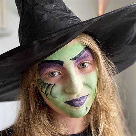 10 DIY Witch Face Paint Designs to Try for a Spooky and Stylish Halloween, as Seen on Pinterest